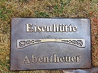 Abentheurer Eisenhütte, Vorführung Eisengießen